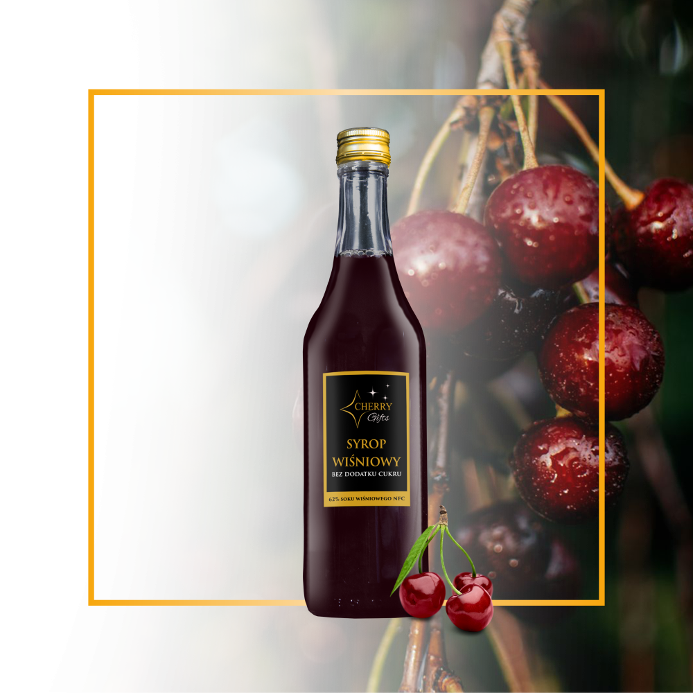 Syrop wiśniowy bez dodatku cukru Cherry Gifts.png
