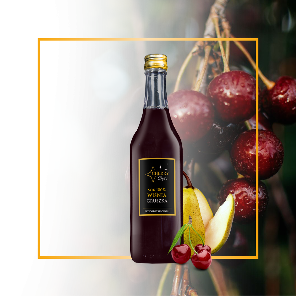 Sok wiśniowo-gruszkowy bez dodatku cukru Cherry Gifts.png
