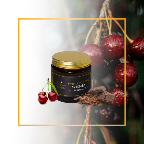 Świeca sojowa Wiśnie w czekoladzie - Cherry Gifts.png